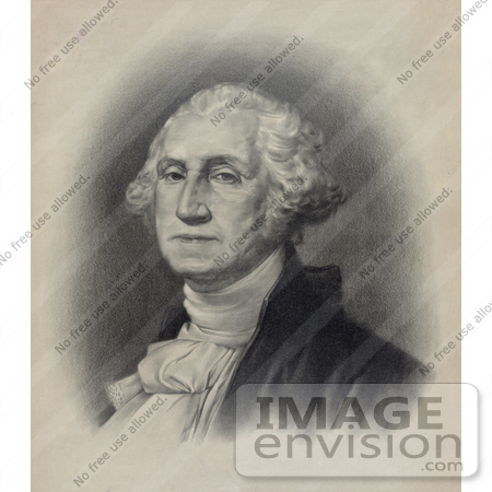 #20178 Stock Photo of American President George Washington by JVPD