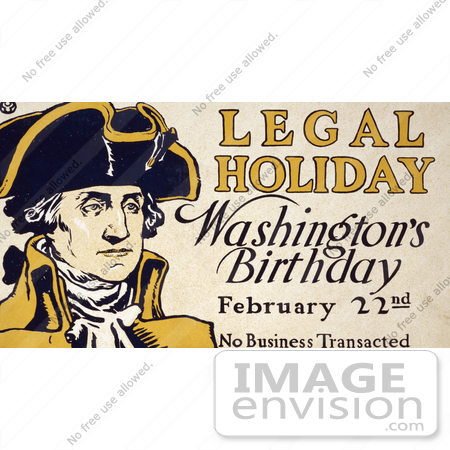 #20197 Stock Photography: George Washington’s Birthday by JVPD
