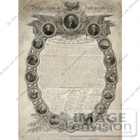 #20203 Stock Photography: the Declaration of Independence by JVPD