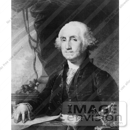 #20211 Stock Photography: the First President of the United States, George Washington by JVPD