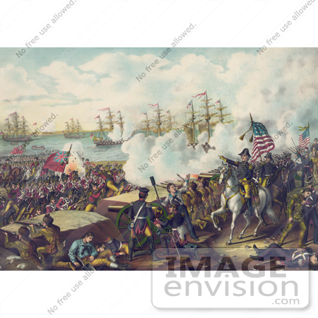 #20231 Historical Stock Photography: the Battle of New Orleans by JVPD