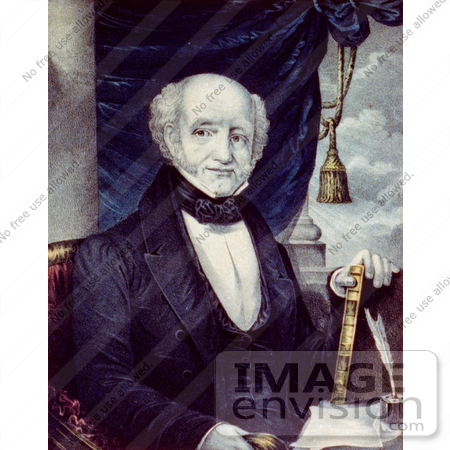 #20236 Stock Photography: American President Martin Van Buren by JVPD
