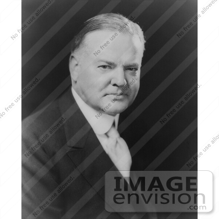 #20298 Historical Stock Photo: Herbert C Hoover by JVPD