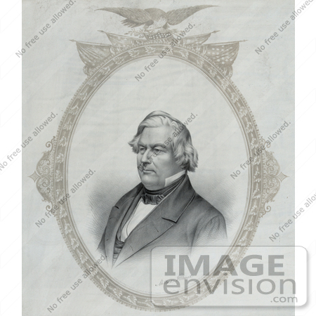 #20308 Historical Stock Photo of the Thirteenth American President, Millard Fillmore by JVPD