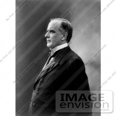 #20315 Historical Stock Photo of the 25th American President, William McKinley by JVPD
