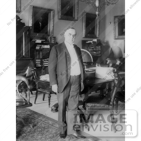 #20319 Historical Stock Photo of William McKinley the 25th President of the United States by JVPD