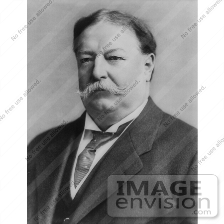 #20331 Historic Stock Photo of William Taft in 1908 by JVPD