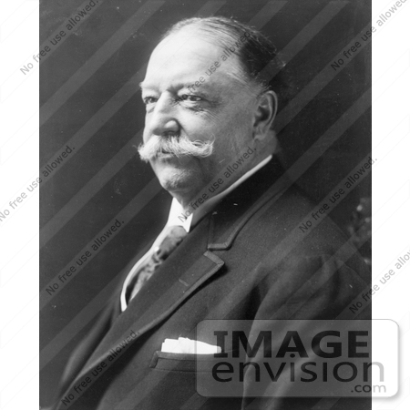 #20332 Historic Stock Photo of 27th President of the United States, William Howard Taft by JVPD