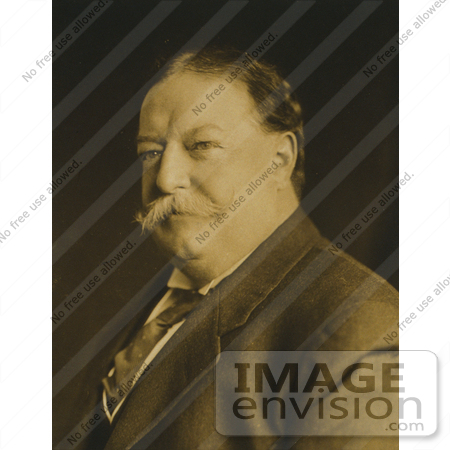 #20335 Historic Stock Photo of American President, William Howard Taft by JVPD