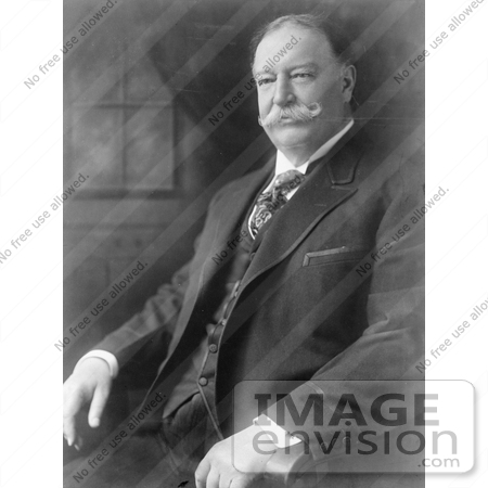 #20336 Historic Stock Photo of William Howard Taft in 1915 by JVPD