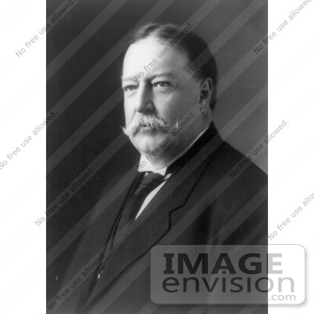 #20341 Historic Stock Photo of the 17th American President, William Howard Taft by JVPD