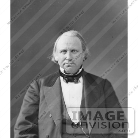 #20390 Historical Stock Photography: the 18th Vice President of the USA, Henry Wilson by JVPD