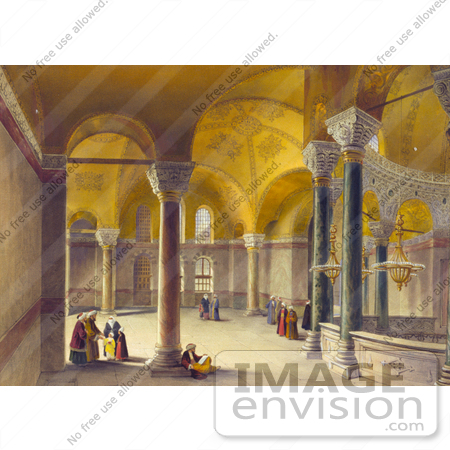 #20467 Stock Photography of the Gynaeceum of the Hagia Sophia by JVPD