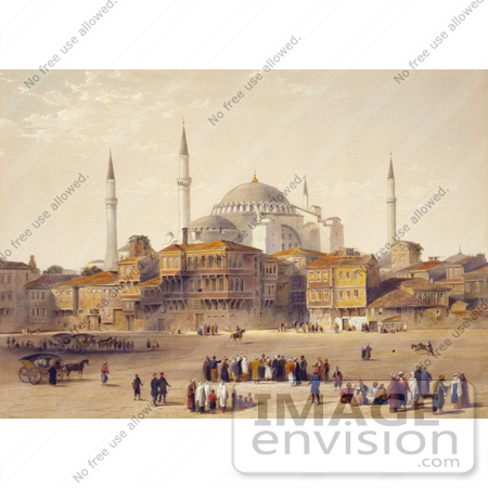 #20469 Stock Photography of the Church of Hagia Sophia Before Restoration by JVPD