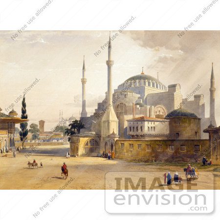 #20474 Stock Photography of the Church of Hagia Sophia by JVPD