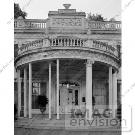 #20843 Stock Photography of the Front Porch at Montgomery Place, New York by JVPD