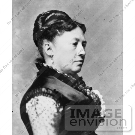 #20853 Stock Photography of First Lady Julia Grant, Wife of American President Ulysses S Grant by JVPD