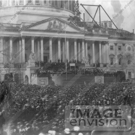 #2086 Inauguration of Mr. Lincoln, 4 March 1861 by JVPD