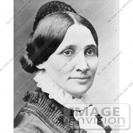 #20860 Stock Photography of First Lady Lucy Webb Hayes, Wife of American President Rutherford Hayes by JVPD