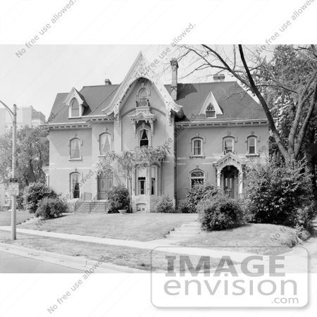 #20898 Stock Photograph of an Exterior View of the Jason Downer House, Milwaukee, Wisconsin by JVPD