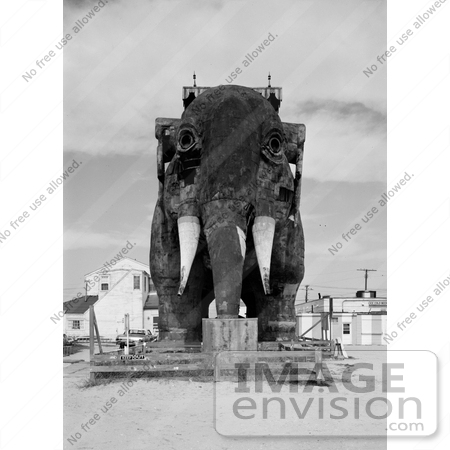 #20902 Stock Photography of Lucy the Elephant, Margate Elephant, Margate City, New Jersey by JVPD