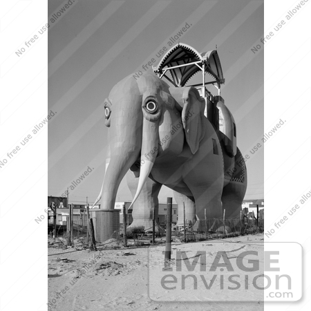 #20903 Stock Photography of Lucy the Elephant, Margate Elephant, Margate City, New Jersey by JVPD
