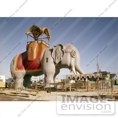 #20905 Stock Photography of Lucy the Elephant, Margate Elephant, Margate City, New Jersey by JVPD