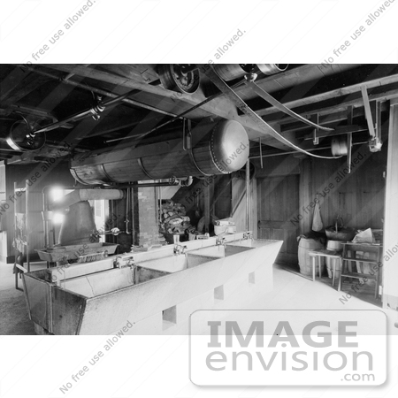 #20913 Stock Photography of the Laundry Room of the Shaker Church Family Sisters’ Workshop, Mount Lebanon, Columbia County, New York by JVPD