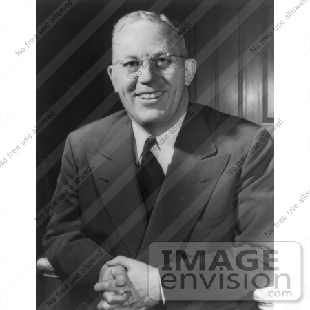 #20921 Stock Photography of Earl Warren, District Attorney, Attorney General, Governor and Chief Justice by JVPD