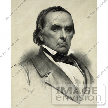 #20922 Stock Photography of a Portrait of Daniel Webster by JVPD