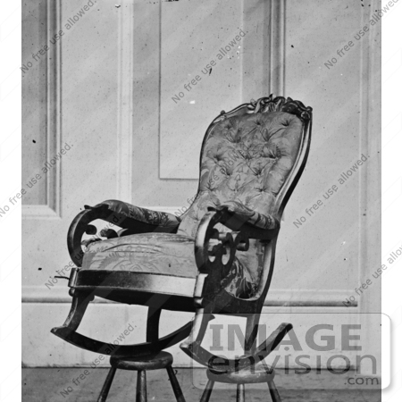 #2105 Rocking Chair Used by President Lincoln in Ford by JVPD