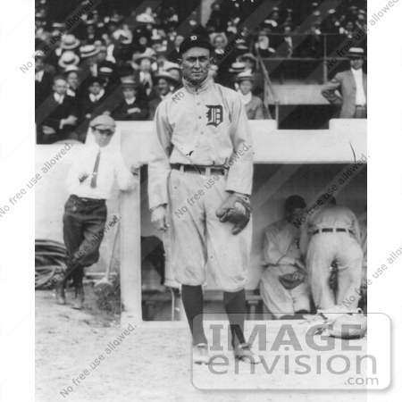 #21075 Stock Photography of Tyrus Raymond Cobb, Detroit Tigers Baseball Player by JVPD
