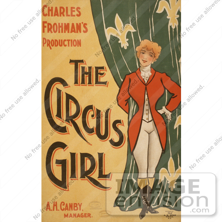 #21103 Stock Photography of Charles Frohman’s Production, The Circus Girl by JVPD