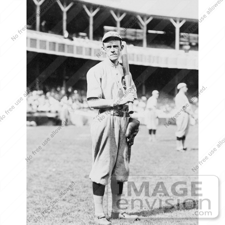 #21134 Stock Photography of Chicago Orphans/Cubs Baseball Player, Johnny Evers by JVPD