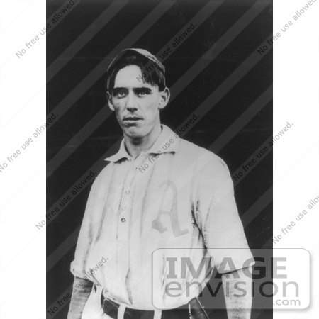 #21142 Stock Photography of MLB Player Danny Hoffman of the Philadelphia Athletics, 1906 by JVPD