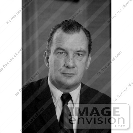 #21195 Stock Photography of Attorney Edward Bennett Williams in 1970 by JVPD