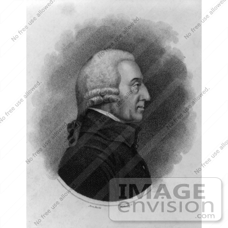 #21197 Stock Photography of Adam Smith in Profile by JVPD