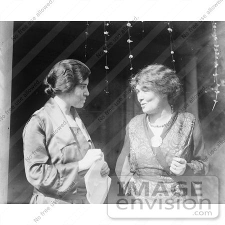 #21211 Stock Photography of Alice Stokes Paul Chatting With Mrs. Pethick-Laurence in 1920 by JVPD