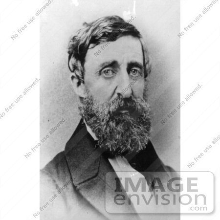 #21243 Stock Photography of Henry David Thoreau by JVPD