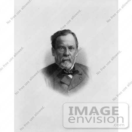 #21260 Stock Photography of Louis Pasteur, Creator of the Fist Rabies Vaccine, Chemist and Microbiologist by JVPD