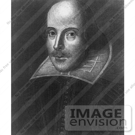 #21376 Historical Stock Photography of William Shakespeare by JVPD