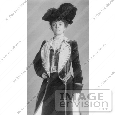 #21447 Stock Photography of Alice Roosevelt Longworth With Her Hand on Her Hip by JVPD