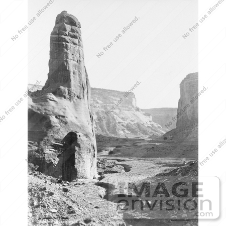 #21683 Stock Photography of Butte and Mesas in Canyon del Muerte, Arizona by JVPD