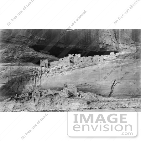 #21684 Stock Photography of the White House Cliff Dwelling Ruins, Canyon de Chelly, Arizona by JVPD