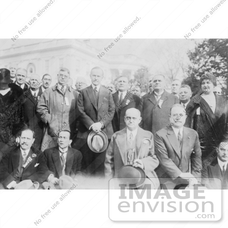 #2170 President Coolidge With Association of Hotel Owners by JVPD