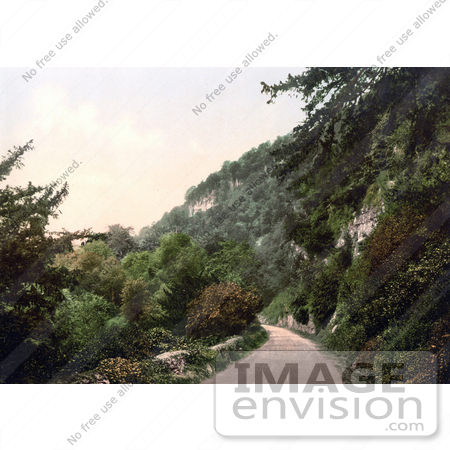 #21721 Historical Stock Photography of Tintern Road, Wyndcliff Chepstow, Wales, England, United Kingdom by JVPD