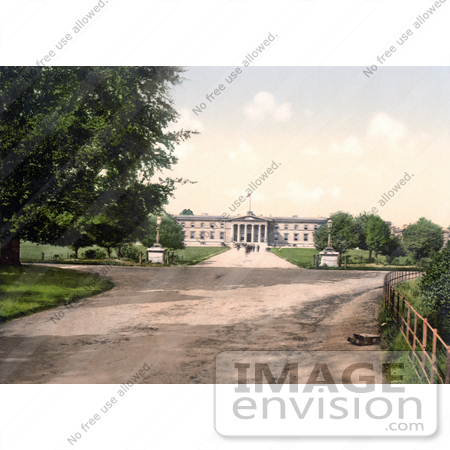#21730 Historical Stock Photography of the Royal Military Academy Sandhurst College in Camberley, Surrey, England by JVPD