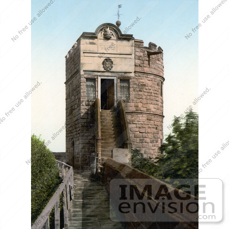 #21766 Historical Stock Photography of the King Charles Tower, Chester, England, Cheshire, England, United Kingdom by JVPD