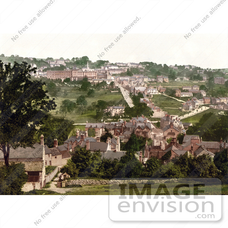 #21815 Historical Stock Photography of Matlock Bank Derbyshire England by JVPD