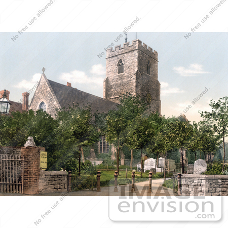 #21835 Historical Stock Photography of the Historical St Mary’s Church in Folkestone England by JVPD